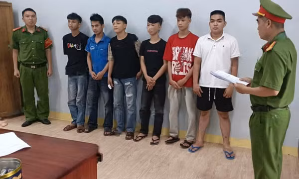Bắt 6 đối tượng gây rối, truy đuổi chém người đi đường ở Đà Nẵng