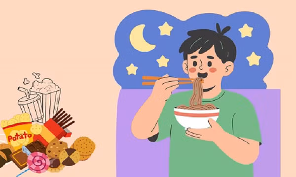 Những hệ lụy của việc ăn tối sát giờ đi ngủ