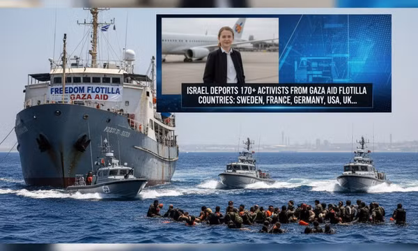 Israel trục xuất hàng trăm nhà hoạt động quốc tế tham gia đoàn tàu cứu trợ Gaza
