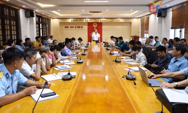 Xã Đầm Hà triển khai công tác phòng chống, ứng phó với cơn bão số 11