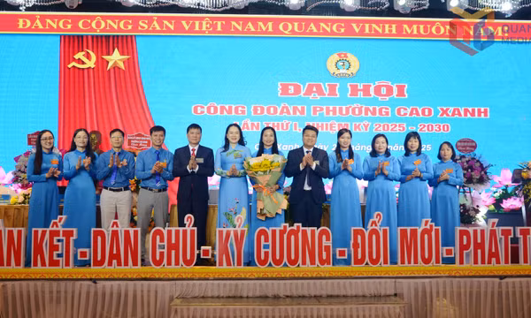 Đại hội Công đoàn phường Cao Xanh lần thứ I