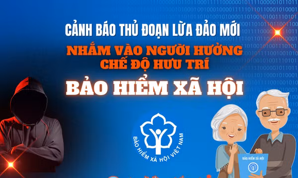 Cảnh báo thủ đoạn lừa đảo mới nhắm vào người hưởng chế độ hưu trí, bảo hiểm xã hội