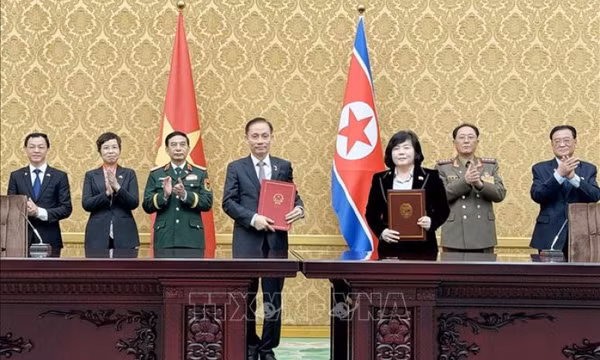 Lễ ký kết các văn kiện hợp tác song phương Việt Nam – Triều Tiên