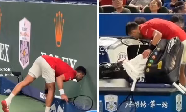 Djokovic nôn ói, Sinner bỏ cuộc tại Thượng Hải Masters, vì sao?