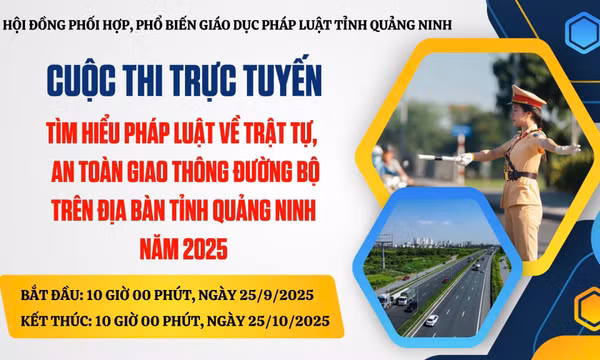 Cuộc thi trực tuyến Tìm hiểu pháp luật về trật tự, ATGT đường bộ thu hút gần 42.000 lượt dự thi