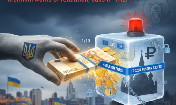Ukraine nhận 4 tỷ euro từ tài sản Nga bị phong tỏa