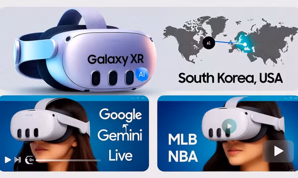 Samsung ra mắt kính thực tế ảo Galaxy XR