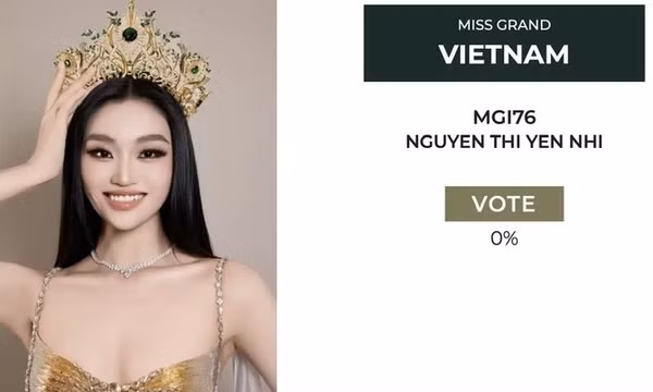 Không ai bình chọn cho Yến Nhi ở Miss Grand International 2025, do đâu?