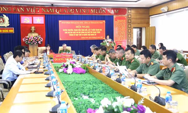 Trao đổi, lấy ý kiến tham gia các dự án luật do Bộ Công an chủ trì soạn thảo 