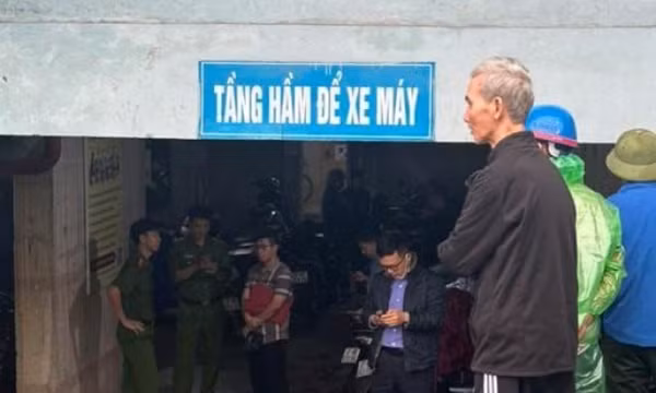 Bảo vệ tòa nhà chung cư ở Nghệ An tử vong ở tầng hầm