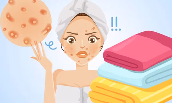 Khăn tắm bẩn và những ảnh hưởng không ngờ đến làn da