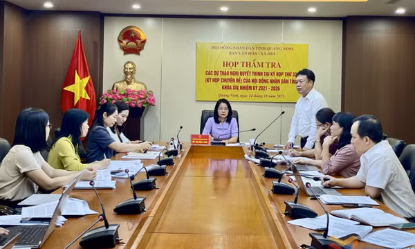 Ban Văn hoá - Xã hội HĐND tỉnh thẩm tra các tờ trình, dự thảo nghị quyết