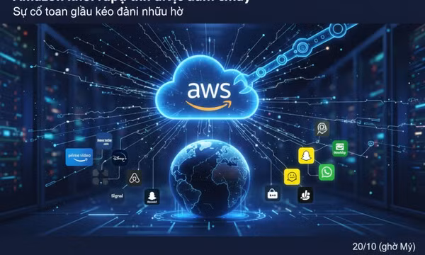 Amazon Web Services gặp sự cố nghiêm trọng, làm sập nhiều dịch vụ trực tuyến