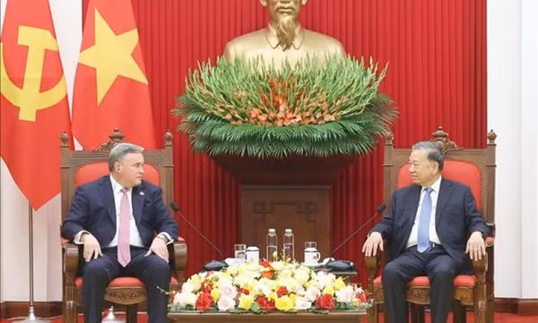 Tổng Bí thư Tô Lâm tiếp Chủ tịch Hội đồng quản trị kiêm Tổng Giám đốc điều hành Tập đoàn Murphy Oil