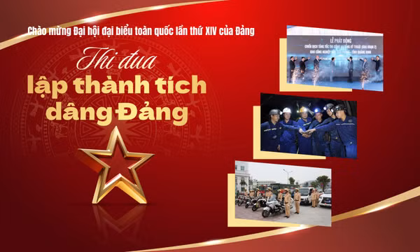 Thi đua lập thành tích dâng Đảng