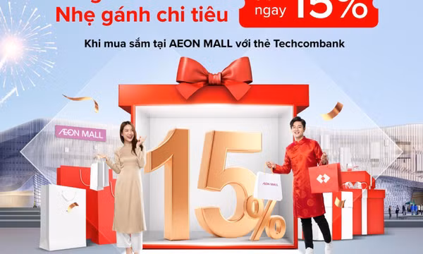 Bí kíp tiết kiệm hàng triệu đồng mỗi tháng chỉ với một chiếc thẻ Techcombank