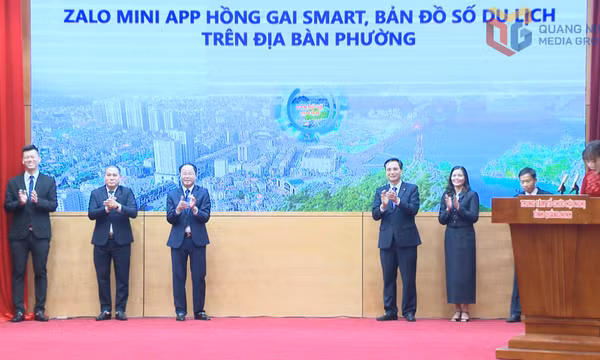 Phường Hồng Gai ra mắt zalo mini app “Hồng Gai smart” và bản đồ số du lịch