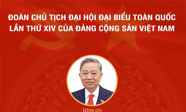 Đoàn Chủ tịch Đại hội đại biểu toàn quốc lần thứ XIV của Đảng Cộng sản Việt Nam