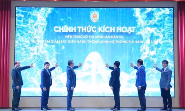 Nền tảng số về thi hành án dân sự chính thức vận hành trên phạm vi toàn quốc