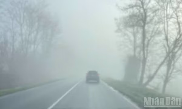Thời tiết ngày 30/1: Bắc Bộ sáng và đêm trời rét, sáng sớm có sương mù