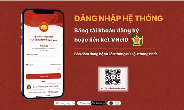 Ứng dụng Tuyên giáo và Dân vận - kênh thông tin chính thống của Đảng