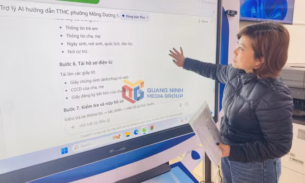 Chuyển đổi số trong giải quyết thủ tục hành chính ở Mông Dương