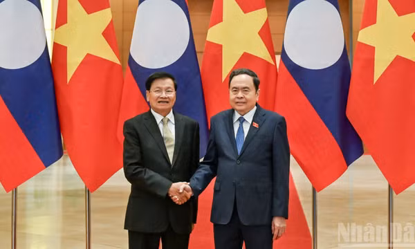 Đưa mối quan hệ hữu nghị vĩ đại, đặc biệt Việt Nam-Lào phát triển hiệu quả hơn trong giai đoạn mới