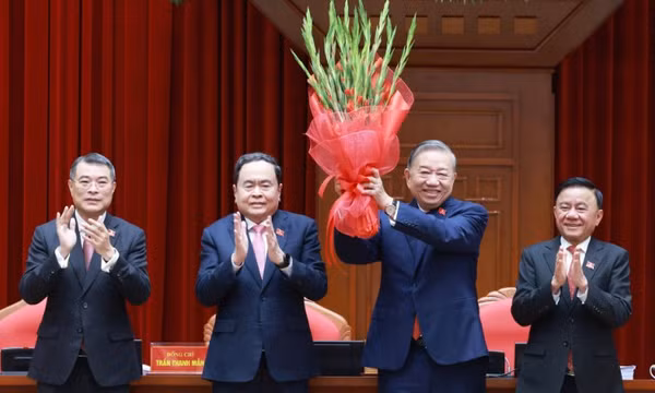Điện, thư chúc mừng Tổng Bí thư Ban Chấp hành Trung ương Đảng Cộng sản Việt Nam khóa XIV Tô Lâm