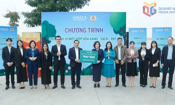 Công ty CP Đô thị Amata Hạ Long chung tay vì cộng đồng "xanh, sạch, đẹp"