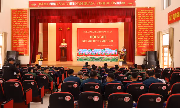Phường Hà An: Tư vấn, giới thiệu việc làm cho quân nhân hoàn thành nghĩa vụ quân sự