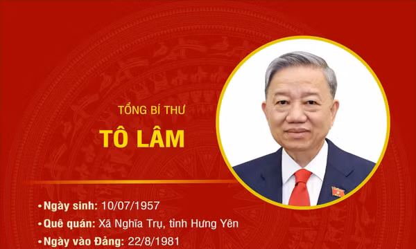 Tiểu sử Tổng Bí thư Tô Lâm