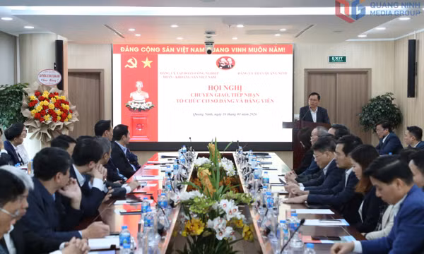 Đảng ủy TKV chuyển giao 18 tổ chức cơ sở Đảng về Đảng ủy Than Quảng Ninh