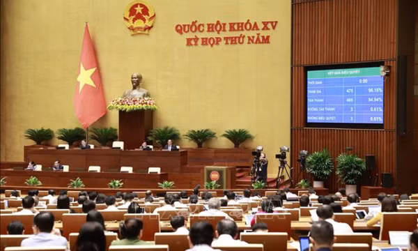 Quốc hội thông qua Luật Phòng thủ dân sự