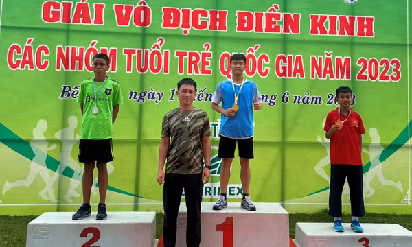 VĐV Quảng Ninh giành HCV tại Giải vô địch Điền kinh các nhóm tuổi trẻ quốc gia 2023