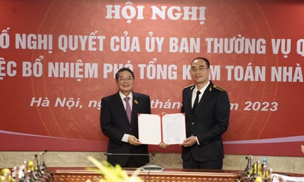 Ông Bùi Quốc Dũng được bổ nhiệm làm Phó Tổng Kiểm toán Nhà nước