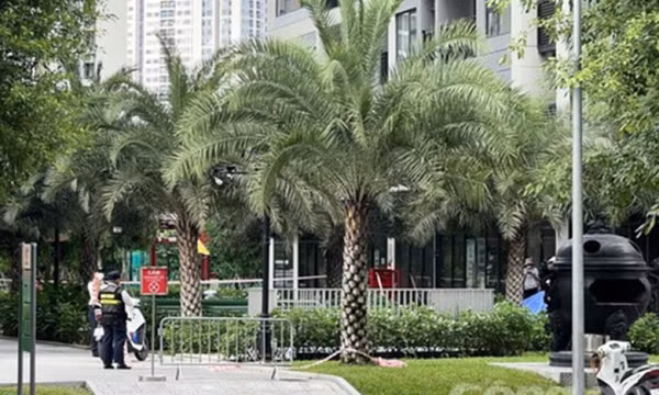 Người đàn ông 74 tuổi nghi rơi từ tầng 19 chung cư xuống đất tử vong 