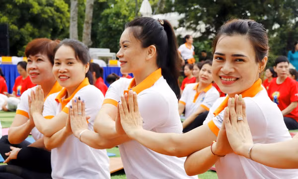 Ngày hội của những người yêu Yoga