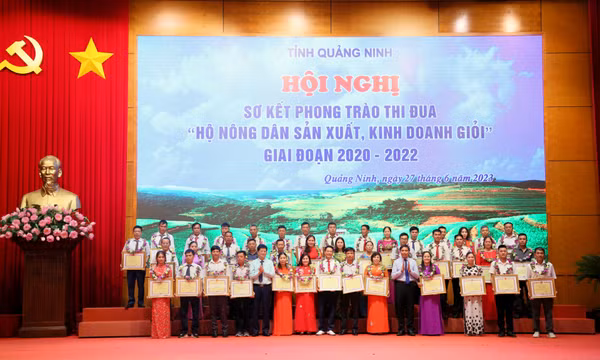 Tuyên dương, khen thưởng 130 ĐHXS trong phong trào “Hộ nông dân SX, KD giỏi” giai đoạn 2020-2022