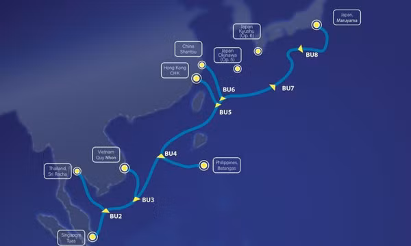 Tuyến cáp quang biển mới ADC sẽ được khai thác vào đầu năm 2024