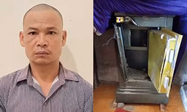Kẻ phá két sắt trộm vàng bị bắt sau 7h gây án