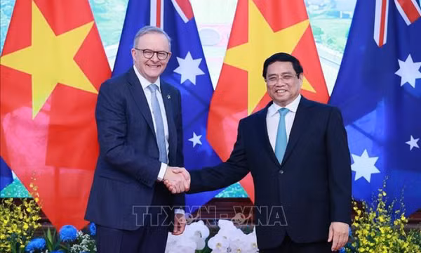 Thủ tướng Phạm Minh Chính hội đàm với Thủ tướng Australia 
