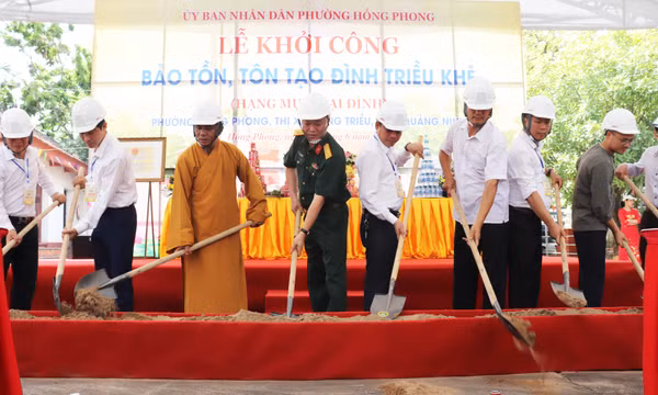 Khởi công tôn tạo đình Triều Khê (Đông Triều)
