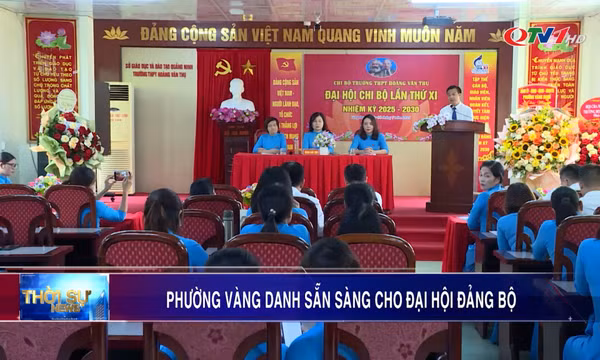 Phường Vàng Danh sẵn sàng cho Đại hội Đảng bộ
