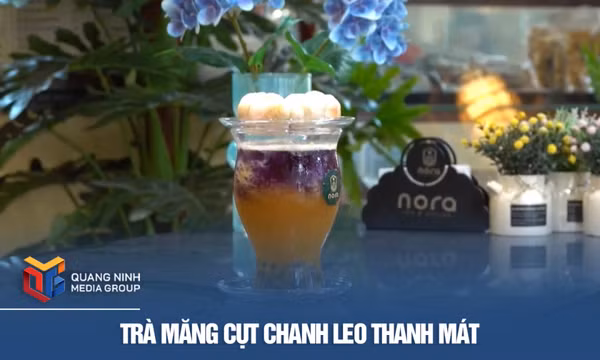 Trà măng cụt chanh leo thanh mát