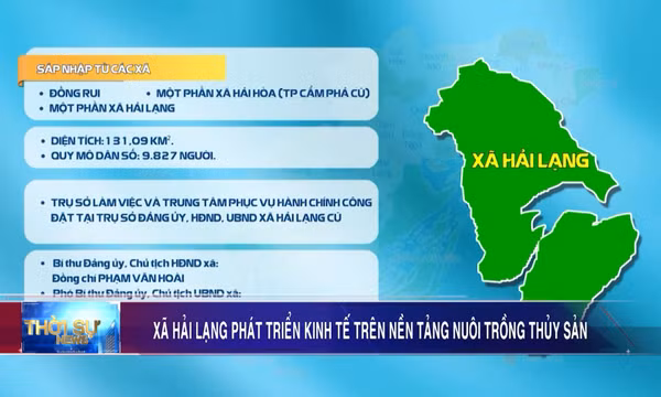 Xã Hải Lạng phát triển kinh tế trên nền tảng nuôi trồng thủy sản