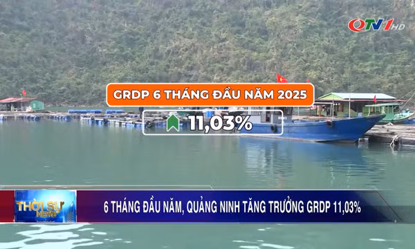 6 tháng đầu năm, Quảng Ninh tăng trường GRDP đạt 11,03%
