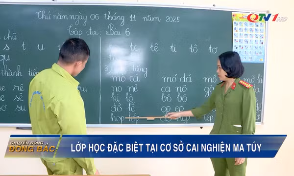 Lớp học đặc biệt tại Cơ sở cai nghiện ma túy