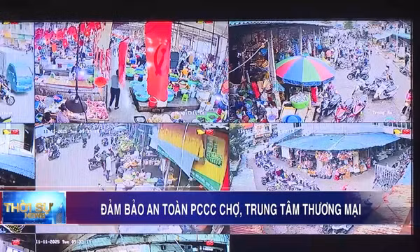 Đảm bảo an toàn PCCC chợ, trung tâm thương mại