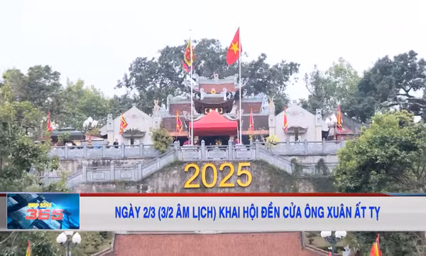 Ngày 2/3 (3/2 âm lịch) khai hội đền Cửa Ông xuân Ất Tỵ