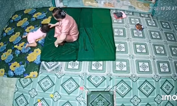 Khởi tố bảo mẫu đánh, giật tóc, ghì đầu trẻ ở Long An